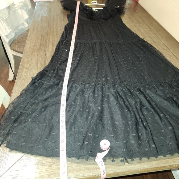 Tuckernuck Black Onyx Tulle Giselle Gown NWT Large - Picture 2 of 9